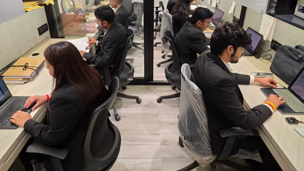 Advocates of Manuja Law Partners at work in the firm's chamber